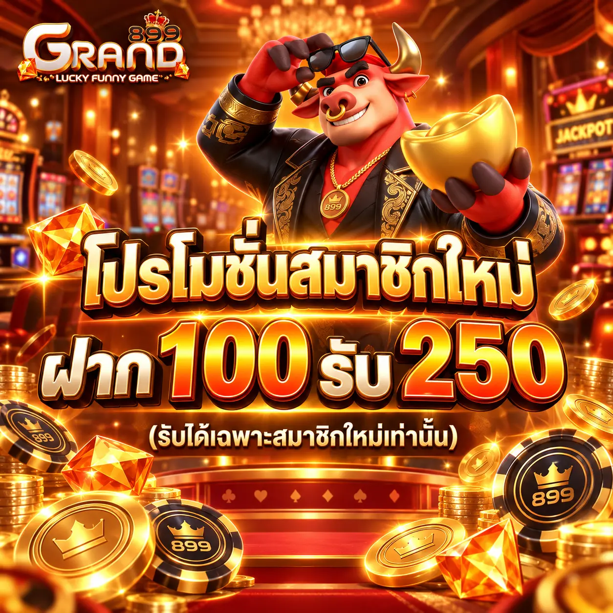 grand899 ลิขสิทธิ์แท้ ไม่ผ่านเอเย่นต์
